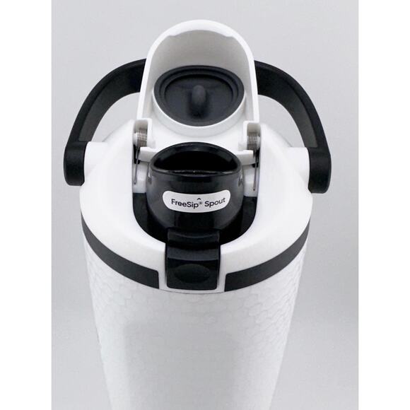 Owala SPECIAL EDITION 30oz FreeSip Sway GOLF Travel Tumbler, WATER HAZARD WHITE - Picture 5 of 7